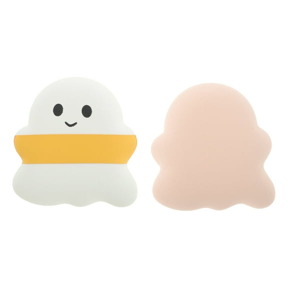 Unique Bargains 1 Pc Reusable Powder Puff for Travel Dressing Tables Yellow Hydrophilic Polyurethane