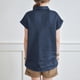 thumbnail image 5 of Tops de camisa sólida de manga corta con cuello vuelto a la moda para mujer Fridja  ghk7339, 5 of 9