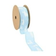 thumbnail image 2 of LaRibbons 1 1/2" Wired Ribbon | Blue w/ White All Over Bunny | 10 Yard Roll, 2 of 9