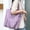 Purple, variant on Aueoeo Tote Bags Vegan Leather Purses and Handbags for Women Ladies Shoulder Bags Large Capacity Bag