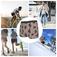 thumbnail image 4 of Yiaed Leopard Print Rose Print Men's Soft Cotton Boxer Shorts Breathable Boxers Underwear Moisture-Wicking Underwear Stretch Boxer Briefs for Man-Large, 4 of 5