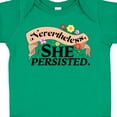 thumbnail image 4 of Inktastic Nevertheless, She Persisted with Flowers Boys or Girls Baby Bodysuit, 4 of 5