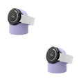 thumbnail image 3 of Injueey Soporte de carga de reloj conveniente y multifuncional Soporte de carga de reloj de silicona Corte preciso púrpura púrpura 2Conjunto, 3 of 6