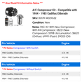 thumbnail image 2 of A/C Compressor Kit - Compatible with 1984 - 1985 Cadillac Eldorado, 2 of 2