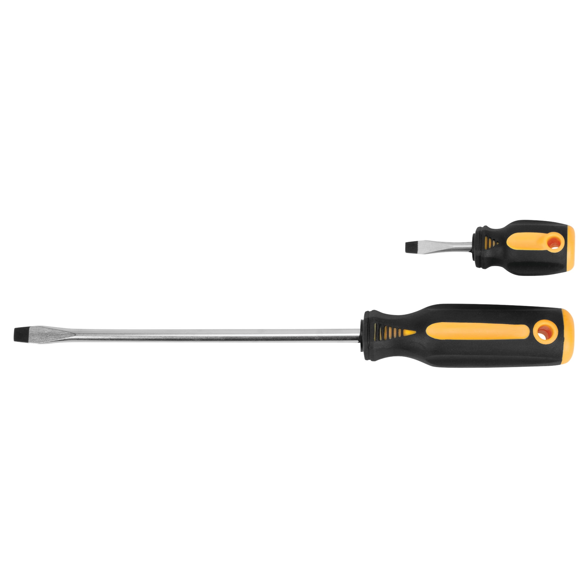 Performance Tool W1731 Screwdriver and Bit Set with Rack, Yellow/Black, 61-Piece