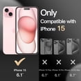 thumbnail image 2 of JETech Case for iPhone 15 6.1-Inch, Heavy Duty Dual-Layer Rugged Protection, Shockproof Protective Tough Phone Cover with Matte Back (Pink), 2 of 6