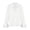 a White, variant on Men's Casual Relaxed Retro Lined Loose Performance Ruffle Tops Long Sleeve Turn Down Collar Lacing Shirts Fall Solid Color Pullovers Fashion Workout White L