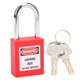 thumbnail image 1 of Cadenas de Marquage, 38mm Lockout Lock Isolation Sécurité Cadenas LOTO Design Rationalisé, 1 of 14