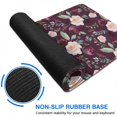 thumbnail image 6 of Long Mouse Pads for Desk,Pioneer Flower Floral Print Pattern Desk Mats on Top Of Desks, Desk Mouse Pad Extra Large with 3mm Non-Slip Base and Stitched Edge for Gaming,Office,Work,Home 31.5"x15.7", 6 of 6