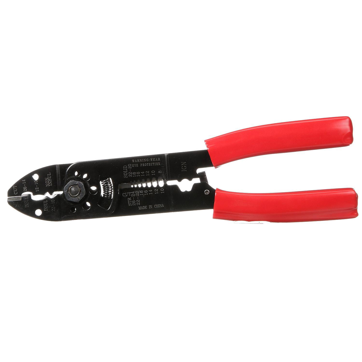 Seachoice 61211 Multi-Purpose Crimp Tool, Wire Cutter With Comfort Grips