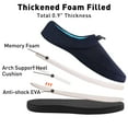 thumbnail image 3 of VONMAY Men's Slippers House Shoes Anti-skid Slippers Memory Foam Indoor Outdoor, 3 of 6