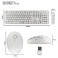 thumbnail image 5 of Wireless Keyboard And Mouse Set 2.4g Wireless Keyboard Punk Keycap /pc/mute, 5 of 5