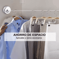 thumbnail image 5 of 2pcs Tendedero De Ropa Retráctil Carrete plata brillante, 5 of 5