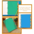 thumbnail image 4 of Shisuyan Binder Index Divider Assorted Color For Journals Families 40Pack 11.8x8.9in, 4 of 8
