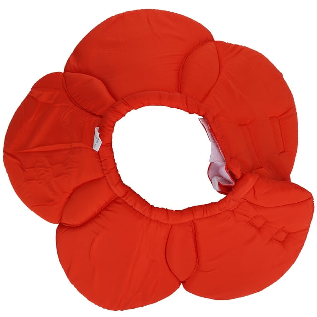 Collier de Protection pour Animaux de Compagnie, Collier Conique Confortable en Forme de Fleur pour Chiens de Compagnie pour Chats de Compagnie Orange S 25-28cm