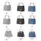 thumbnail image 5 of Moyic Bolsa de almuerzo térmica práctica para picnics y bolsas Bento, bolsas de almuerzo con aislamiento de gran capacidad Mostrada Con Correa+Negro, 5 of 6