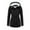 Black, variant on Winter Jackets for Women Solid Color Plush Thick Zipper Hooded Jacket Long Sleeve Sherpa Lined Windproof Casual Jacket