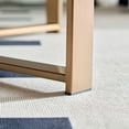 thumbnail image 5 of Kevinplus 31.5" Round Small Coffee Table, Handcraft Drum Coffee Table for Living Room, with Sturdy Pedestal,Natural Ash, 5 of 18