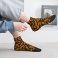 thumbnail image 2 of Pofeuu Colorful Pineapple Print 30cm Socks, Adult Running Hiking Socks for Youth and Adult, 2 of 7