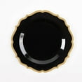 thumbnail image 3 of PLASTICPRO Elegant Plastic Dinner Plates Black & Gold Contemporary Plastic Silverware, 64 Pack, 3 of 7