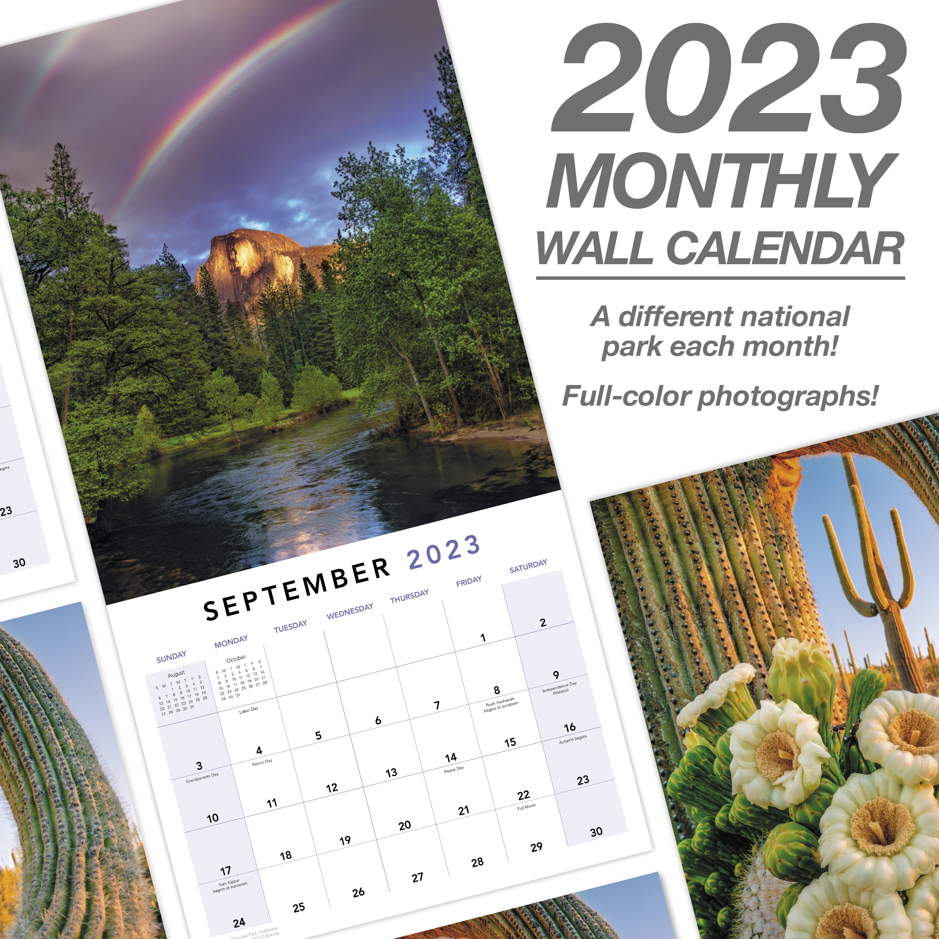 2023 Wall Calendar, National Parks, 12" x 12" by Mead (WMEP0810-23)