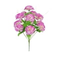 thumbnail image 2 of 12 Stems Artificial Carnation Bouquet, Realistic Fabric Flowers for Wedding Decor, Home Table Centerpieces and Office Plants, No Watering Needed, Red, Pink, Yellow, Orange, Purple, 2 of 6