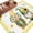 LightYellow, variant on Sunflowers Gnomes Area Rugs 8'x10', Washable Small Throw Rugs for Living Room Patio, Eucalyptus Spring Linen Texture Indoor Outdoor Rug Non-Slip Low Pile Carpet Runner Reversible Floor Mats