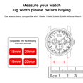 thumbnail image 4 of Correa de Reloj de Nylon Ajustable WONFAITH de 20 mm con Liberación Rápida, 4 of 4