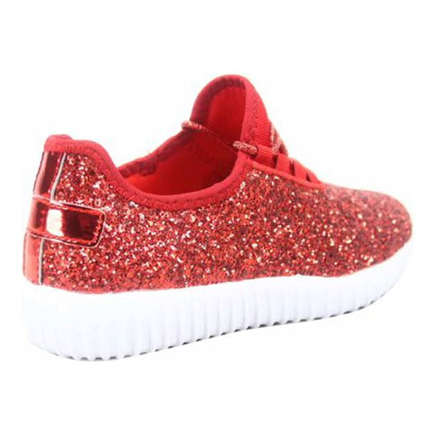 Women's Remy-18 Glitter Sneakers, Fashion Sneakers, Sparkly Shoes for  Women - Pink - CU185UX7WS0