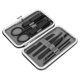 thumbnail image 5 of Juego De Herramientas De Manicura De Acero Inoxidable, 8 Uds., Cortauñas, Lima De Uñas, Kit De Agujas Para Eliminación De Espinillas Con Bolsa De Viaje Para Uñas, 5 of 7