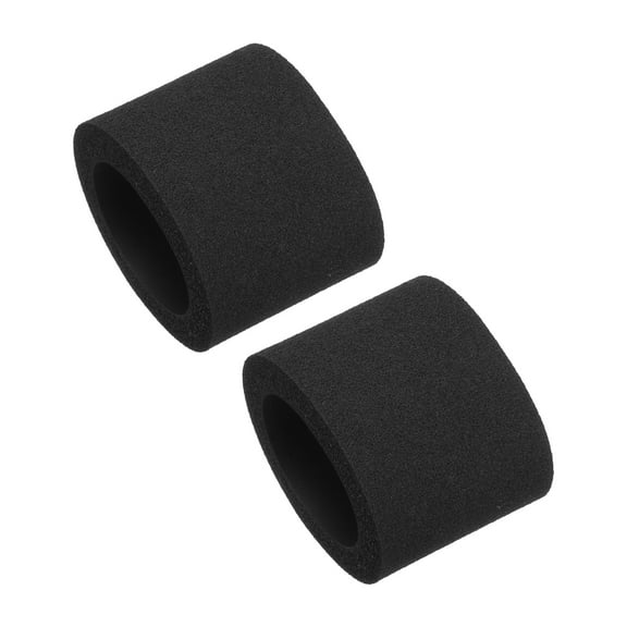 2pcs Pipe Insulation Tube Foam Tubing for Handle Grip Support 37mm ID 55mm OD 42mm Heat Preservation Black