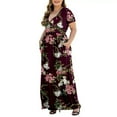 thumbnail image 6 of PCEAIIH Women's Long Sleeve Plus Size Dress Casual Maxi Dresses XL-5XL Soft with Pockets, 6 of 6