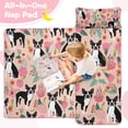 thumbnail image 4 of Pink Boston Terrier and Flower Toddler Nap Mats for Kids Preschool,Sleeping Mat Bag or Kids,Toddler Sleeping Bag,Toddler Nap Mat or Daycare, 4 of 6