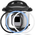thumbnail image 2 of 3 Pack Silicone Sealing Rings Easy To Install Sealing Set Pressure Cooker Spare Parts Dependable Seals For 6QT Cookers, 2 of 8
