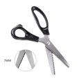 thumbnail image 2 of Sewing Scissors Fabric Decorative Round/ Edge Pinking Shears Handled Handled Professional Pinking Shears For Craft Sewing Cutting, 2 of 3