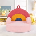 thumbnail image 3 of Infans Kids Couch Toddler Foam Sofa with Soft & Machine-Washable Teddy Fleece Cover, 3 of 7