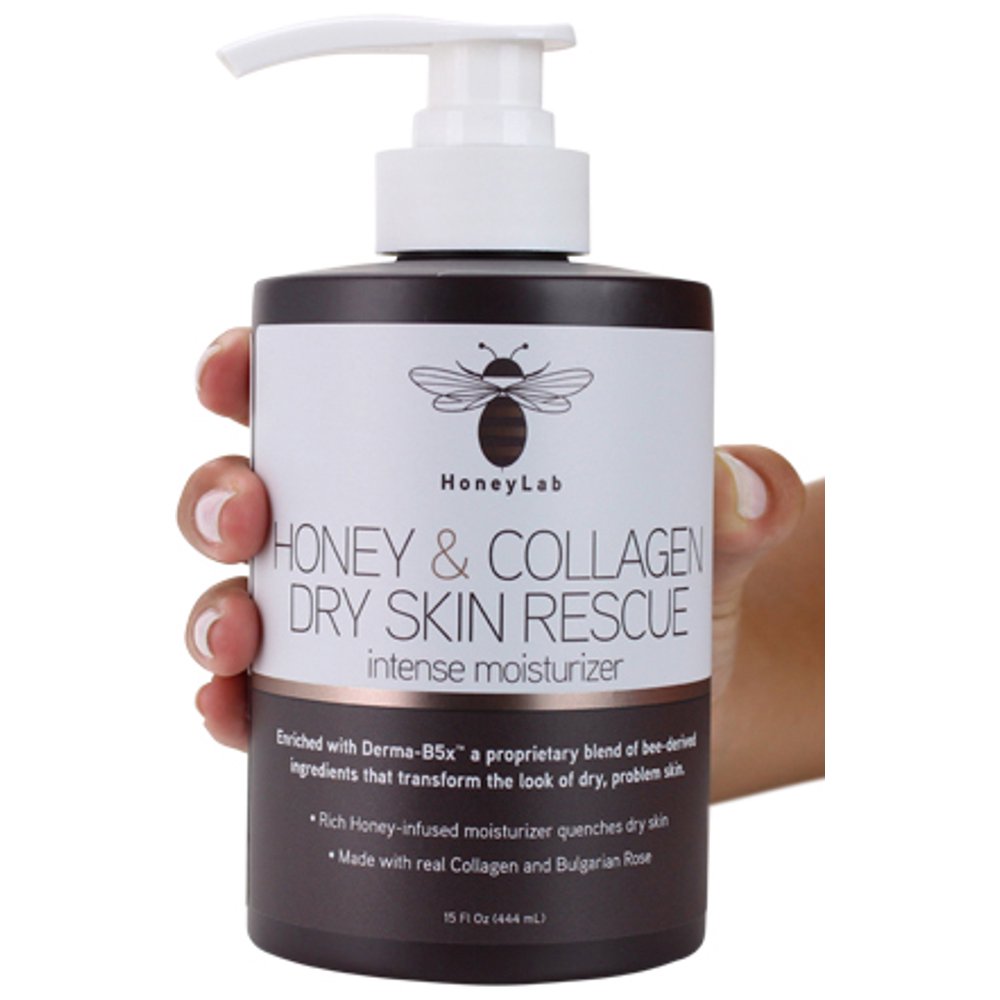 HoneyLab Dry Skin Rescue Cream for Face and Body. AntiAging Cream with