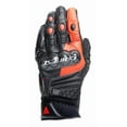 thumbnail image 2 of Dainese Carbon 4 Short Leather Gloves Black/Fluorescent Red - Large, 2 of 3