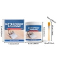 thumbnail image 3 of Adhésif Étanche pour Réparation de Fuites, Gaqring Scellant Transparent à Séchage Rapide, Colle en Résine Époxy Multi-Surfaces pour Murs Toits Tuiles 150ml, 3 of 7