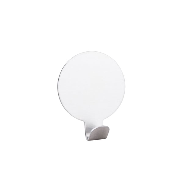 Toystoory Gancho autoadhesivo Soporte colgante multifuncional Soportes de ropa de instalación simple Aplicación amplia para el hogar Almacenamiento y organización del hogar Plata
