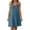 A06Navy, variant on MaFYtyTPR Womens Mini Dress Spaghetti Strap Round Neck Pleated Dresses Summer Loose Beach Vacation Flowy Sundresses, S-2XL