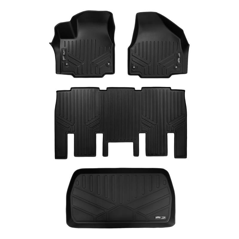 Maxliner 20172020 Chrysler Pacifica 8 Passenger Floor Mats 2 Row Set