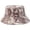 Light Brown, variant on CoCopeaunts Women Bucket Hat Fashion Ink Painting Fisherman Hat Cotton Summer Winter Sunscreen Windproof Ladies Bucket Cap