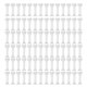 thumbnail image 1 of GOOHOCHY 100 De Tornillos Y Tuercas De Acrílico Claros Con Para Uso Industrial Y Hogar, 1 of 7