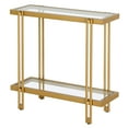 thumbnail image 4 of Evelyn&Zoe,ez 24" Wide Rectangular Side Table, Brass, 4 of 8