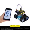 thumbnail image 1 of Mini Tank Smart Robot Car - Micro Controller Based On MCU - Ultrasonic Obstacle Avoidance & Bluetooth Remote Control - External Circuit Modules & Learning Application Development - Easy to Use, 1 of 2