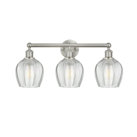 

Innovations Lighting 616-3W-11-24 Norfolk Vanity Norfolk 3 Light 24 Wide Vanity Light -