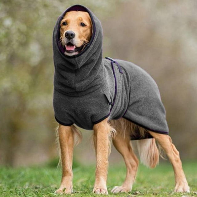 Serviette de Peignoir pour Chien Séchage pour Animaux de Compagnie Absorption d'Humidité Peignoir de Bain Réglable Microfibre Peignoir pour Chien Séchage Rapide Robe de Chambre Séchage Rapide Pyjama Serviette Super Absorbant Manteau Robe pour Animaux de Compagnie