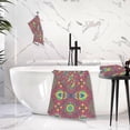 thumbnail image 6 of Talavera Ceramic Folk Tile Towels Highly Absorbent Cotton Towels Set of 2, Premium Spa & Hotel Quality Quick Dry Towel Set 54 x 27 Inches Bathroom Towels, 6 of 7