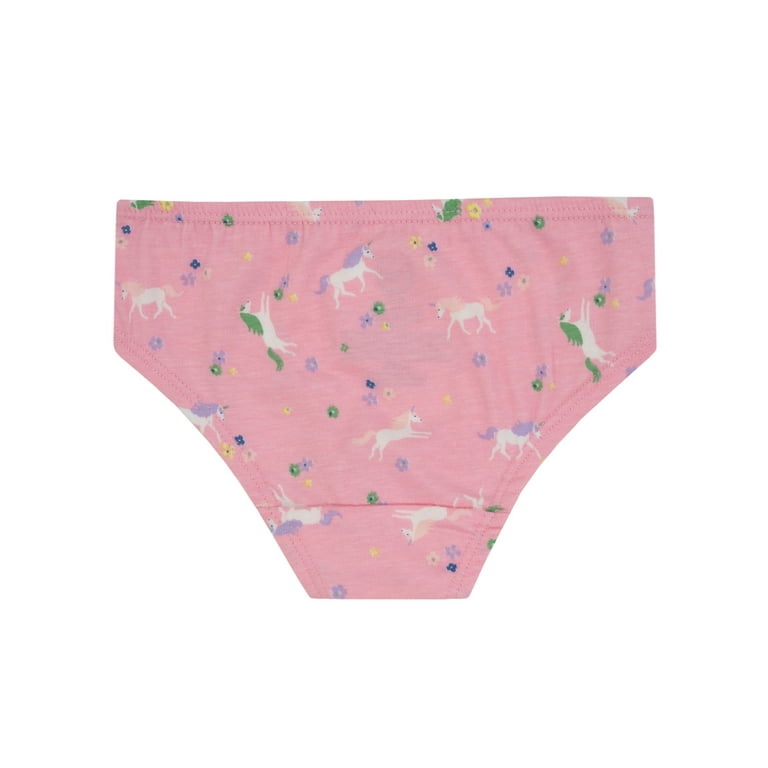 【WONDER WONDER】Peubit 2pin tuck banding cotton L wide PT Wonder Nation Toddler Girl's Hipster Underwear, 10-Pack